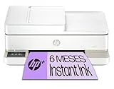 HP ENVY Impresora multifunción 6520e - 6 meses de impresión Instant Ink con HP+