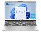 HP 15-fd0187ns - Ordenador portátil de 15.6" FHD (Intel N100, 8GB RAM, 256GB SSD, Intel UHD, Windows 11) Plata - Teclado QWERTY Español