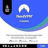 NordVPN Completo, 1 Año, VPN y Software de Ciberseguridad, Código Digital