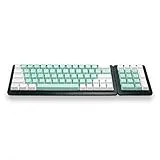 MOUNTAIN Teclado Gaming RGB Compacto Everest 60 - con interruptores mecánicos lubricados e Intercambiables en Caliente y más – US ANSI (Everest 60 + Numpad | Linear 45, Aquamarine B)