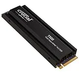 Crucial T500 SSD 2TB PCIe Gen4 NVMe M.2 PS5 SSD Interno Gaming con Disipador, Hasta 7400 MB/s, Compatible PlayStation 5, TLC NAND, Ordenador Portátil y de Sobremesa, Disco Duro SSD - CT2000T500SSD5