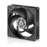 ARCTIC P9 MAX - Ventilador de PC, Ventilador de Caja PWM de 92 mm de Alto Rendimiento, 500-5000 RPM, optimizado para presión estática, Modo 0 dB - Negro