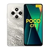 Xiaomi Poco C75 - Smartphone de 8+256GB, Pantalla inmersiva de 6.88” 120Hz, MediaTek Helio G81-Ultra, cámara Dual de 50MP IA, 5160 mAh, Carga rápida de 18W, NFC, Dorado (Versión ES)