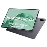 HONOR Pad X8A 4GB 128GB, Ampliable hasta 1TB, WiFi Tablet, Pantalla de 11 Pulgadas 90Hz, Snapdragon 680, 4 Altavoces, Batería 8300mAh, Cuerpo Metálico, Android 14, Google Service, Gris