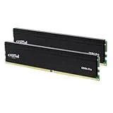 Crucial Pro RAM DDR4 32GB Kit (2x16GB) 3200MH, Intel XMP 2.0, Memoria RAM de Escritorio - CP2K16G4DFRA32A