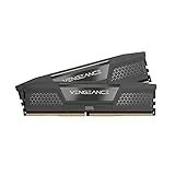 CORSAIR VENGEANCE DDR5 32GB (2x16GB) DDR5 5600MHz CL40 AMD EXPO Intel XMP iCUE Memoria de Ordenador Compatible - Gris (CMK32GX5M2B5600Z40)