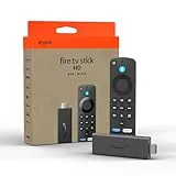 Amazon Fire TV Stick HD (Última generación), con TV en directo gratuita, mando por voz Alexa, controles de Hogar digital y reproducción en streaming HD