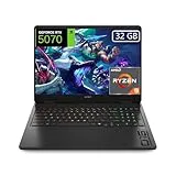HP OMEN 16-ap0032ns - Ordenador portátil Gaming 16" 2K AMD Ryzen 9-8940HX, 32GB RAM, 1TB SSD, NVIDIA RTX 5070, FreeDos - Negro - Teclado QWERTY Español
