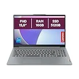 Lenovo IdeaPad Slim 3 Gen 8 - Ordenador Portátil 15.6" FHD Intel Core i5-13420H, 16 GB RAM, 512 GB SSD, Intel UHD Graphics, Wi-Fi 6, Sin Sistema Operativo Teclado QWERTY Español - Gris Ártico