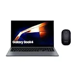 Samsung Galaxy Book4 + Ratón Bluetooth, Ordenador Portátil Ultrafino 15.6" Full HD LED, Intel Core 5-120U, 16GB RAM, 512GB SSD, Intel Graphics, Windows 11 Home, Gris, Teclado QWERTY Español