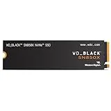 WD_BLACK SN850X NVMe SSD, 4 TB M.2 2280, Velocidades de lectura hasta 7300 MB/s, escritura 6600 MB/s, SSD para Juegos internos, PCIe Gen 4, SSD de alto rendimento, Negro