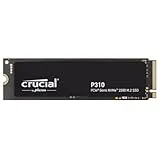 Crucial P310 2TB PCIe Gen4 NVMe M.2 2280 SSD Interno Gaming, Disco Duro SSD, Hasta 7.100 MB/s, Compatible con Ordenador Portátil y de Sobremesa - CT2000P310SSD801