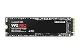 Samsung 990 PRO 4TB hasta 7.450MB/s PCIe 4.0 NVMe M.2 (2280) SSD interno (MZ-V9P4T0BW)