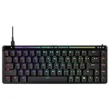 ASUS ROG Falchion Ace HFX Teclado Gaming analógico 65%, interruptores magnéticos ROG HFX, Disparo rápido, Panel táctil, 8000 Hz, amortiguación de Cinco Capas, Carcasa, Teclas ABS, QWERTY Español