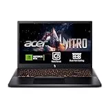 Acer Nitro V 15 ANV15-52, Ordenador Portátil Gaming 15.6", Full HD IPS (Intel Core i7-13620H, 16 GB RAM, 1 TB SSD, NVIDIA GeForce RTX 5060, Sin Sistema Operativo) Negro, Teclado QWERTY Español