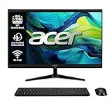 Acer Aspire C24-1800 All in One, Monitor 24" FullHD (Intel Core i5-12450H, 16GB RAM, 512GB SSD, Intel Iris Xe Graphics, Windows 11 Home) Negro, Teclado QWERTY Español y Ratón Inalámbrico