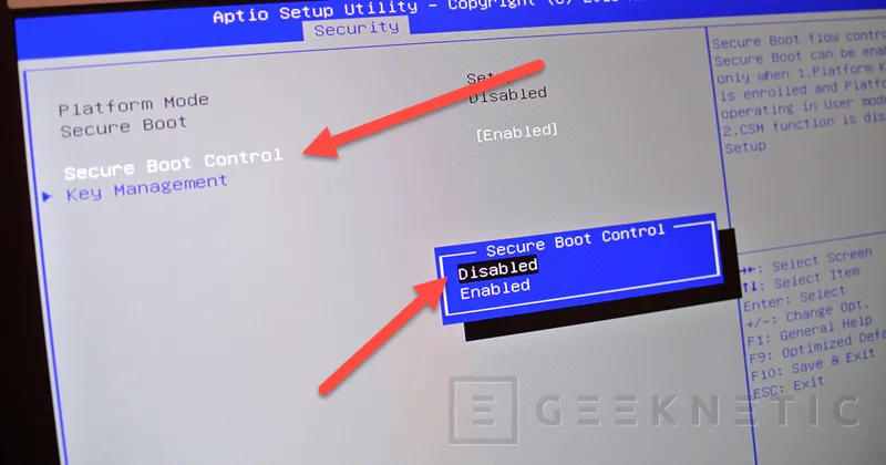 Geeknetic Habilita el arranque BIOS o arranque de legado en equipos UEFI de ASUS 2