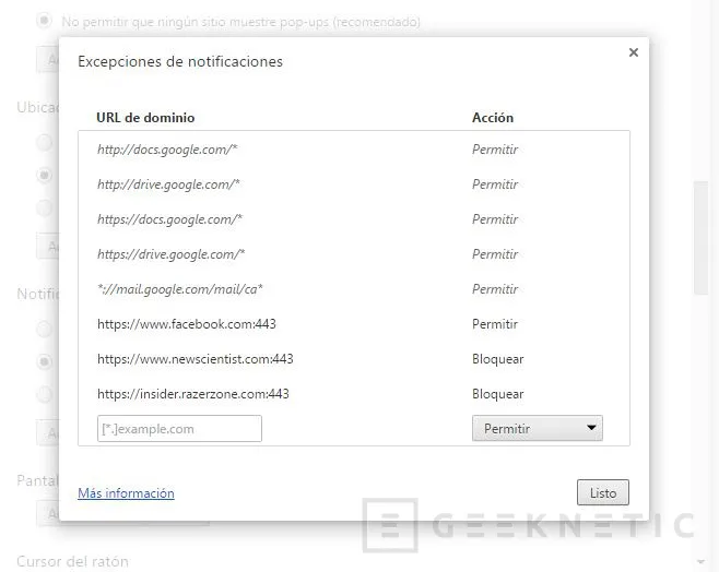 Geeknetic Controlar las notificaciones de escritorio de Chrome 2