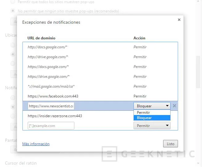 Geeknetic Controlar las notificaciones de escritorio de Chrome 3