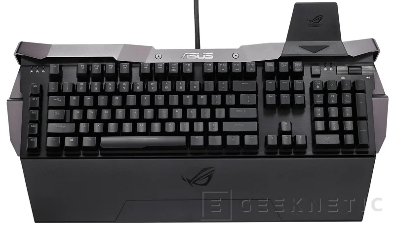 Geeknetic Llega a España el teclado mecánico ASUS ROG Horus GK2000 por 269 Euros 1