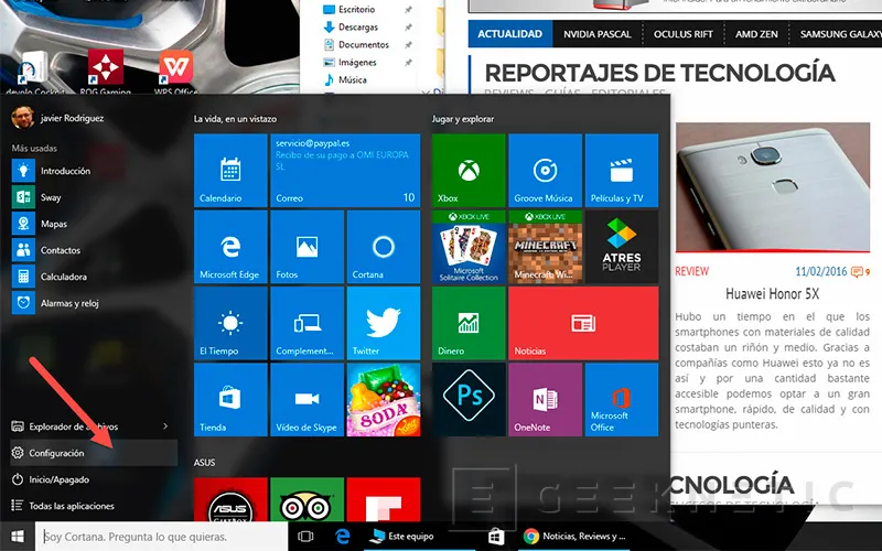 Geeknetic Cómo pasar de una cuenta Microsoft a local en Windows 10 sin perder datos 1