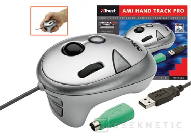 Trust presenta su nuevo ratón de bola manual Ami Hand Track Pro, Imagen 1