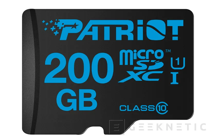Patriot lanza  nuevas tarjetas microSDXC con 200 GB de capacidad, Imagen 1