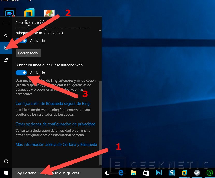 eliminar busqueda de seguridad windows 10