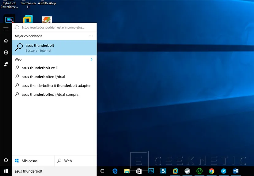 Geeknetic Como deshabilitar la búsqueda Web en el buscador de Windows 10 1