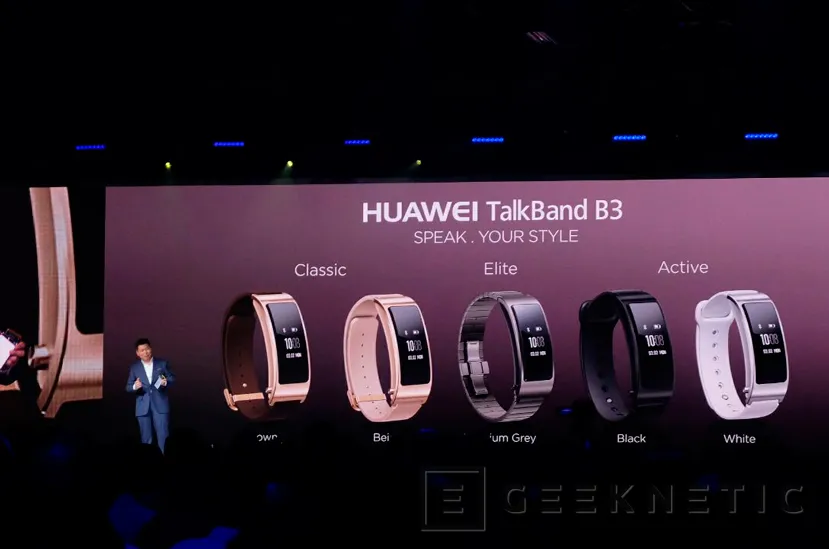 Huawei desvela la TalkBand B3, una pulsera inteligente que se convierte en auricular bluetooth, Imagen 1