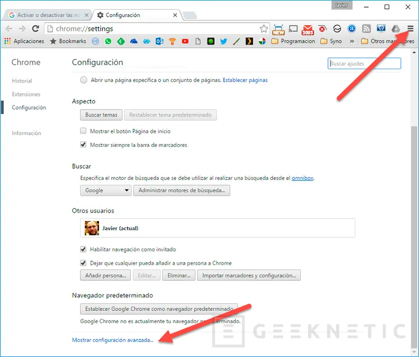 Geeknetic Como bloquear completamente las notificaciones de Chrome 1