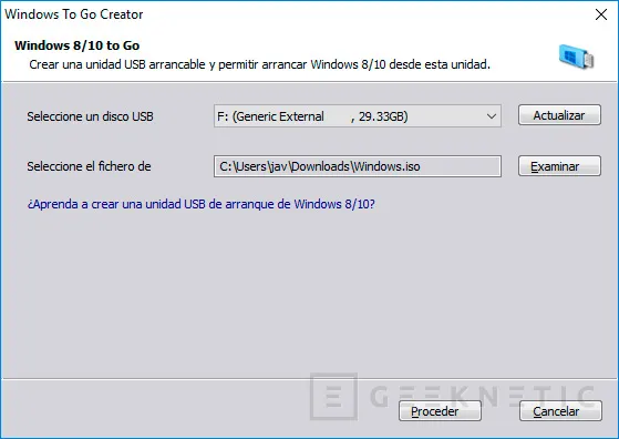 Geeknetic Como crear fácilmente una unidad Windows To Go con Aomei Partition Assistant Standard 3