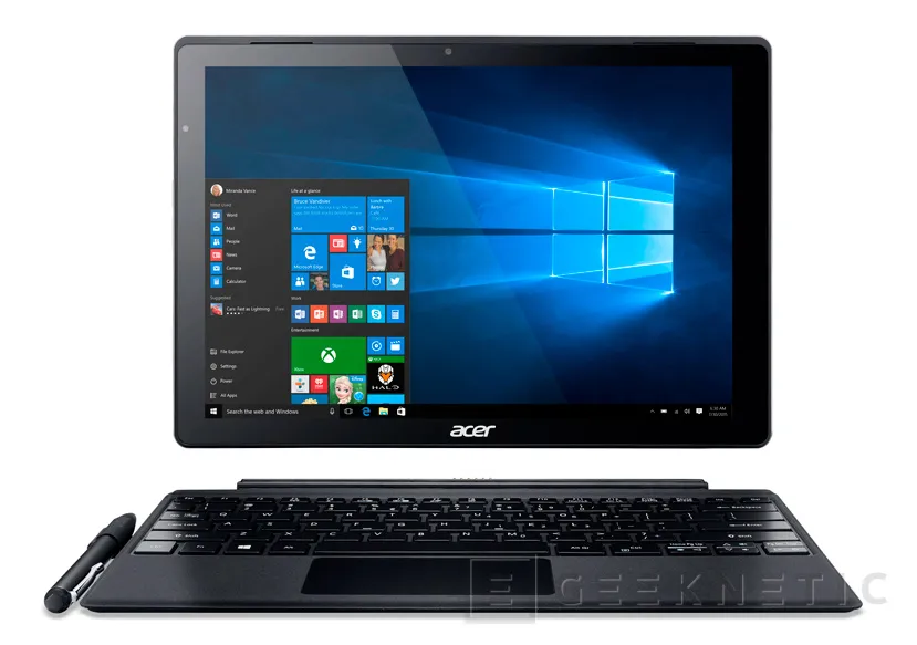 Acer Switch Alpha 12, un convertible con Intel Skylake completamente pasivo, Imagen 1