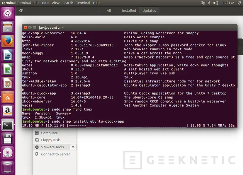 Geeknetic Que es y cómo usar el nuevo sistema de paquetes Snap de Ubuntu 16.04 1