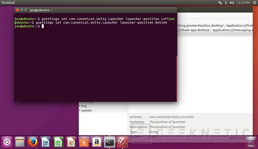 Como la la barra de tareas en Ubuntu 16.04 - Guía