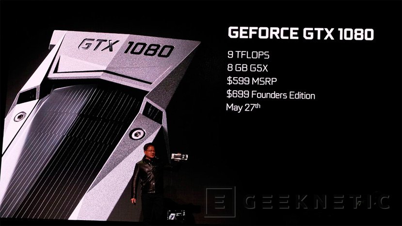 Especificaciones completas de las Geforce GTX 1080