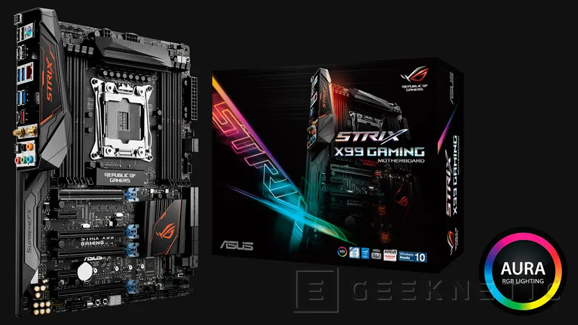ASUS  combina las gamas ROG  y STRIX en la nueva placa ROG STRIX X99 Gaming, Imagen 1