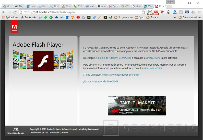 Geeknetic Chrome bloqueará Flash después del verano 1