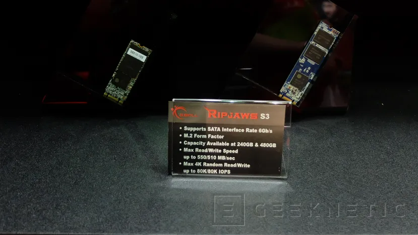 GSKILL nos enseña sus nuevos SSD Ripjaws S3 M.2 y Phoenix de 2,5", Imagen 2