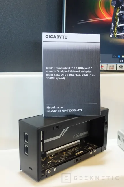 Gigabyte presenta una tarjeta de red 10GbE externa con Thunderbolt 3, Imagen 1