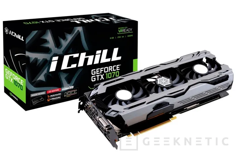 Inno3D muestra sus propias GeForce GTX 1070 con 3 y 4 ventiladores, Imagen 1