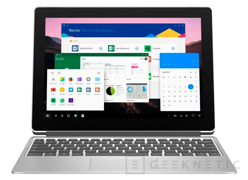 Remix Pro, un nuevo tablet convertible de 12 pulgadas con Remix OS, Imagen 1