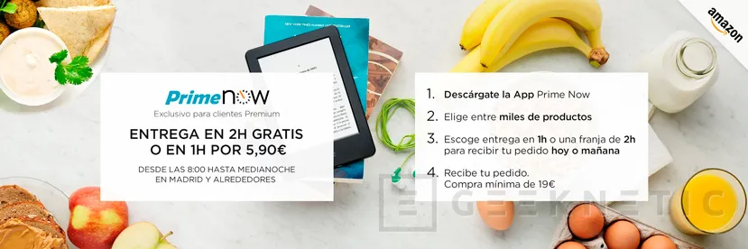 Amazon estrena Prime Now en Madrid, envíos en tan solo 1 o 2 horas, Imagen 1