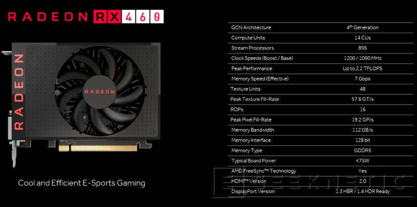 Ya disponibles las Radeon RX 460 de AMD, Imagen 1