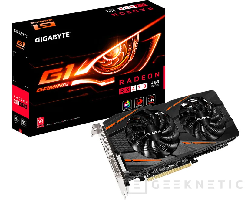 Gigabyte lanza su Radeon RX 470 G1.Gaming con disipador WindForce 2X, Imagen 2