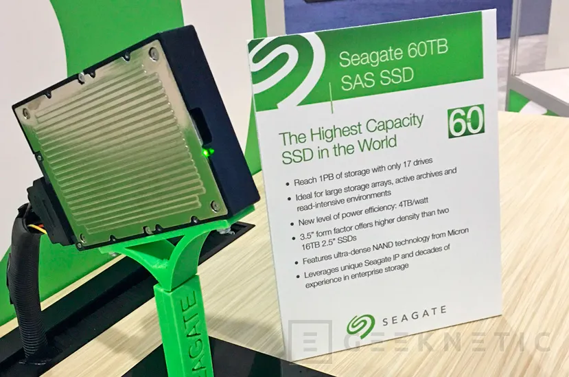 Seagate deja ver el SSD con mayor capacidad del mundo: 60 TB, Imagen 1