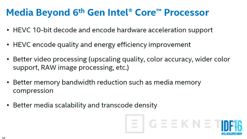 Intel Kaby Lake soportará HDR y HEVC por hardware, Imagen 1