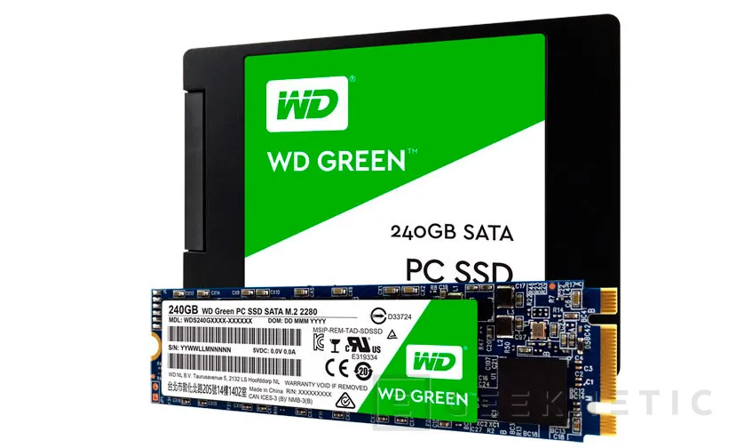 Western Digital entra en el mercado de los SSD con los nuevos WD Green y WD Blue, Imagen 1