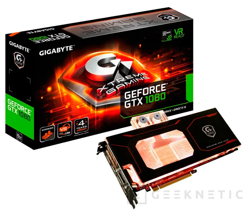 La Gigabyte GTX 1080 XTREME Gaming WaterForce WB llega con su propio bloque de refrigeración líquida , Imagen 1