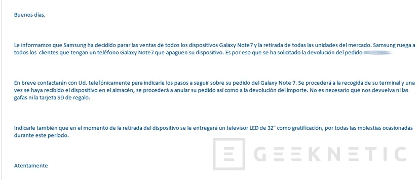 La Caixa regala una TV LED de 32" a los compradores del Galaxy Note 7 , Imagen 1